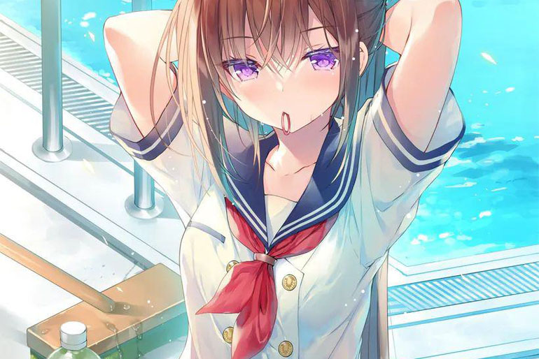 P站畫師みわべさくら筆下的二次元泳裝維密秀